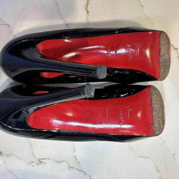 Christian Louboutin Classic black pumps Platform Size 38.5 - Picture 11 of 14